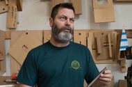 Nick Offerman family